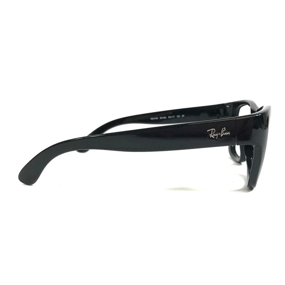 Ray-Ban Eyeglasses Frames RB4194 601/9A Shiny Black Square Full Rim 53-17-140